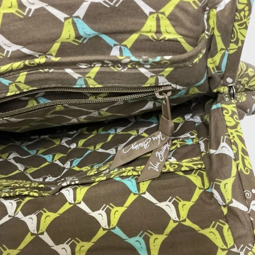 Vera Bradley Alice Kiss Lock Bag Sitting in a Tree Blue Bird Retired Print